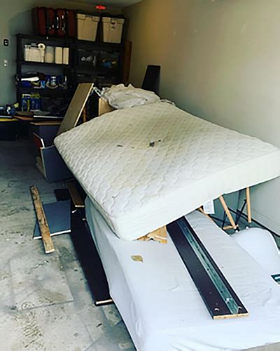 how to get rid of a metal box spring|mattress and box spring removal.